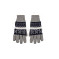 Gestrickte Handschuhe mit Schneeflocken-Jacquard-Print für Jungen